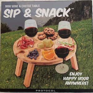Sip & Snack Mini Wine & Cheese Table